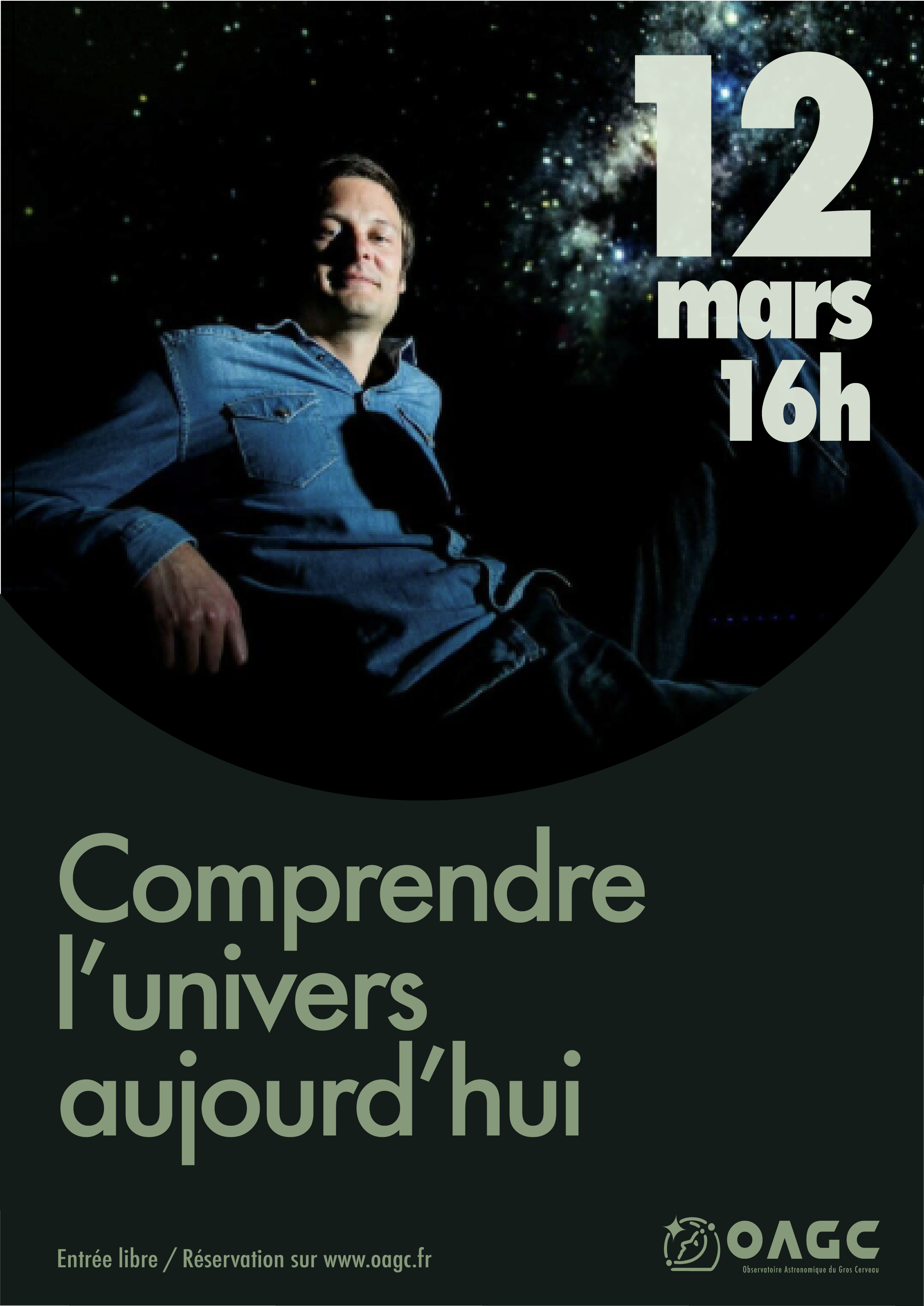 Affiche Conférence Christophe Galfard